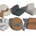 Cozy Bean Bag Chairs In Various Colors And Modern Styles For Living Room