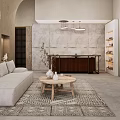 Quiet front desk reception 3d model