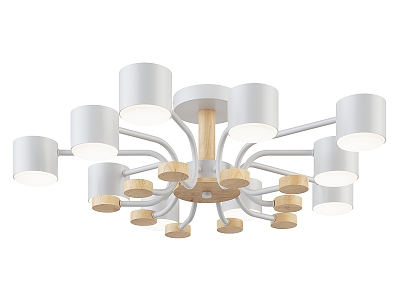 Nordic Simple Chandelier 3d model