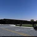 Modern Industrial Warehouse Exterior Design With Parking Lot Vehicles Trees And Entrance