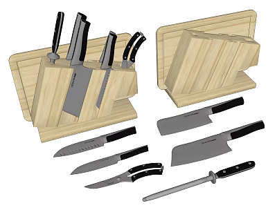 Modern knife German knife series 3d model