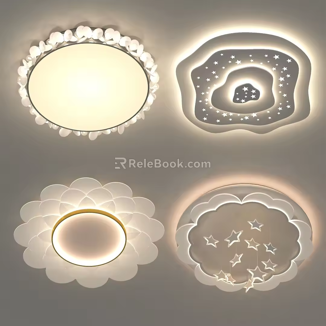 Modern ceiling lamp Simple ceiling lamp 3d model