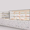 Modern Display Cabinet Cake Display Cabinet 3d model