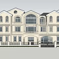 Detached Villa White Exterior With Multiple Stories Balconies Front Lawn Greenery And Sports Car