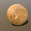 Fresh Brown Mushroom with Smooth Cap and White Stem Isolated on Neutral Background