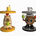 Kappibala side a few round a few 3d model