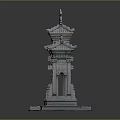 Traditional Chinese Paifang With Intricate Stone Carving And Ancient Architectural Roof Design