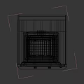Modern Stainless Steel Stacked Microwave And Oven Kitchen Appliances With Control Panel And
