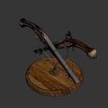 flintlock 3d model