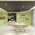 Modern Learning Room Teaching and Research Section Famous Teacher Studio Discussion Room Recording Classroom Recording and Broadcasting Room Lesson Preparation Room 3d model