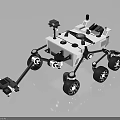 Modern Mars Rover With Robotic Arm And Scientific Instruments For Space Exploration 3d model