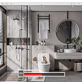 Modern toilet 3d model