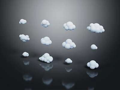 Modern Clouds Clouds Clouds 3d model Modern Clouds Clouds Clouds 3d model