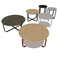 Modern Coffee Tables With Slim Metal Frames Wooden Tops And Multicolor Designs