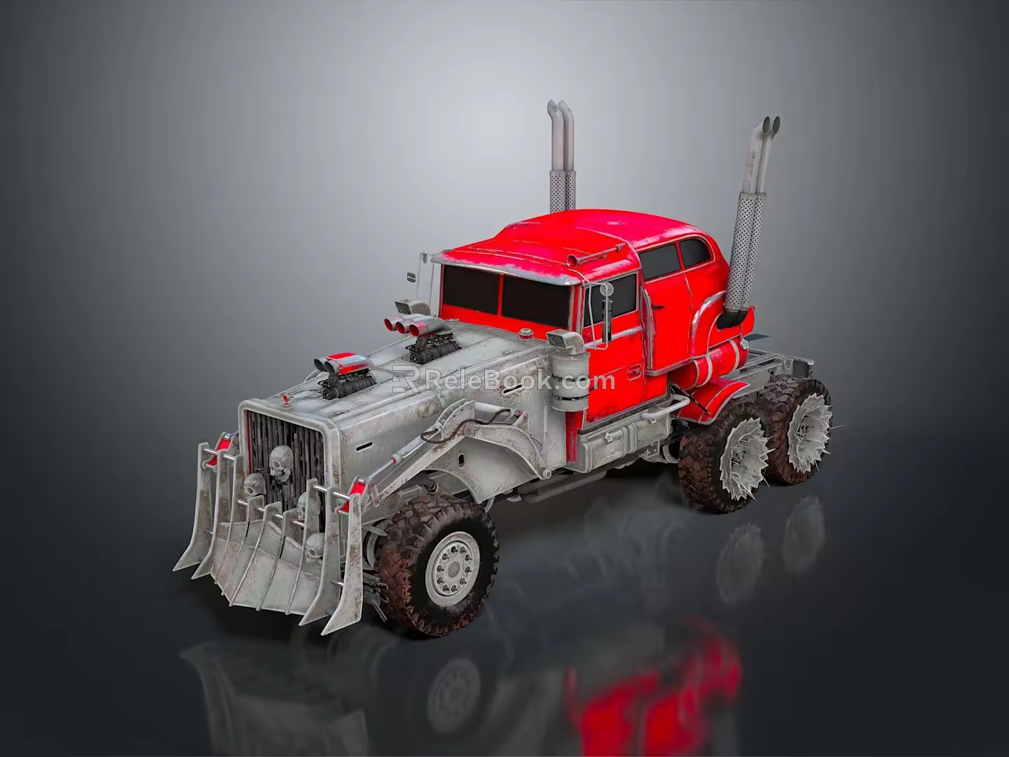 Modern Armed Vehicle Self-made Armed Vehicle Modified Vehicle Modified Chariot 3d model