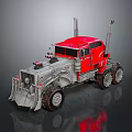 Modern Armed Vehicle Self-made Armed Vehicle Modified Vehicle Modified Chariot 3d model