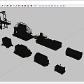 Plant Equipment Machine 3d model