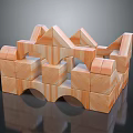Modern Building Blocks Children's Building Blocks Toys for Children 3d model