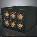Industrial Electronic Equipment With Metal Enclosure Six Cooling Fans And Efficient Heat Dissipation