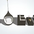 Stylish Woven Hanging Chair With Outdoor Sofa Set And Coffee Table