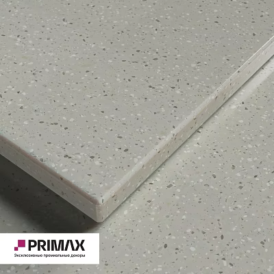 Light Gray Speckled Countertop Panel With Smooth Edge For Kitchen Use 3d model