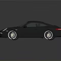 Sleek Silver Sports Car With Modern Aerodynamic Design And Black Alloy Wheels
