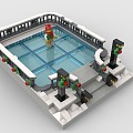 Lego toy pool pool 3d model