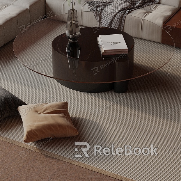 Modern coffee table model