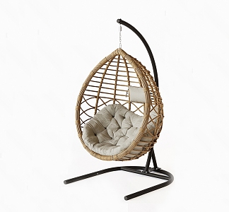 Modern Rattan Hanging Chair 3d model