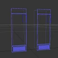 Commercial Vertical Glass Door Refrigerator Display Cases For Beverages And Snacks