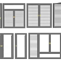 Different Types Of Window Designs With Shutter Panels And Open Features