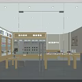 Modern Spacious Digital Store Interior With Neat Phone Displays And Professional After Sales Services