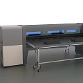 High Performance Industrial Large Format Printer With Worktable And Precision Components 3d model