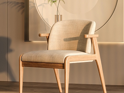 Modern Dining Chair Tea Chair Leisure Chair Dining Chair 3d model