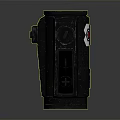 Weapon Tactical Red Dot Sight With Black Body Orange Lens And White Logo