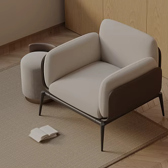modern leisure chair 3d model