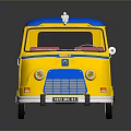 Bus Large Bus CMB Medium Van Large Van Bus School Bus Van Box Car 3d model