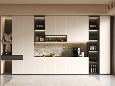 Wine Cabinet 3d model