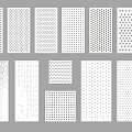 Different Styles Of Perforated Metal Panels With Diverse Hole Patterns And Designs