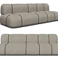 Modern Multiplayer Sofa 3d model
