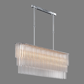 Modern Simple Light Luxury Chandelier Simple Chandelier Restaurant Chandelier 3d model