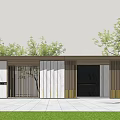 Modern Gate 3d model