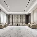Modern Reception Room 3d model