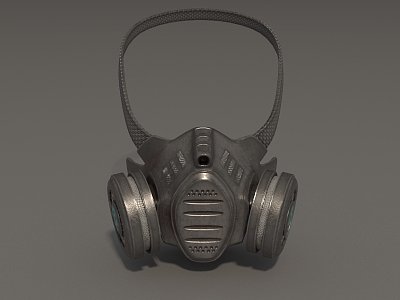 Gas Mask Gas Mask Biochemical Mask Gas Mask Simple Model Gas Mask Low Model Gas Mask Low Face Game Mask 3d model