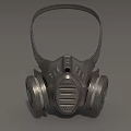Gas Mask Gas Mask Biochemical Mask Gas Mask Simple Model Gas Mask Low Model Gas Mask Low Face Game Mask 3d model