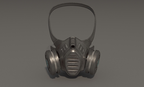 Gas Mask Gas Mask Biochemical Mask Gas Mask Simple Model Gas Mask Low Model Gas Mask Low Face Game Mask 3d model