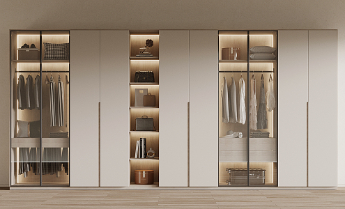 Modern wardrobe 3d model