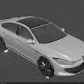 White Volkswagen Sedan With Modern Exterior Design Front Grille Sleek Headlights And Alloy Wheels