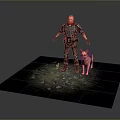 Warrior Samurai Soldier Guard Assassin Killer Ancient Soldier Ancient Assassin Killer 3d model
