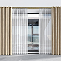 Modern Curtains 3d model